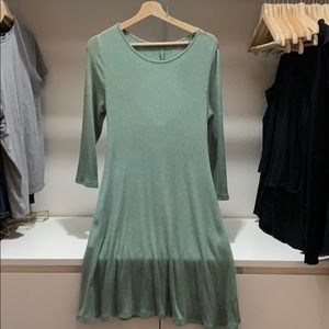 Olive green knee length with pockets